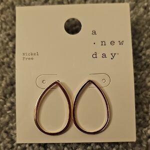 A New Day Gold Teardrop Earrings
